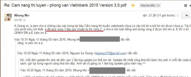 Tin nhắn từ Nguyễn Thị Nhung